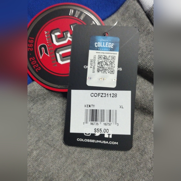 NEW* Kentucky wildcats fleece 4 Snap collar pullover size L-XL 🔥 - Picture 12 of 13